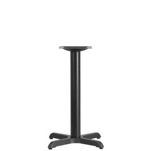 22'' x 22'' Restaurant Table X-Base with 3'' Dia. Table Height Column [FLF-XU-T2222-GG]