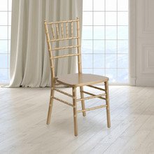 HERCULES Series Gold Wood Chiavari Chair [FLF-XS-GOLD-GG]