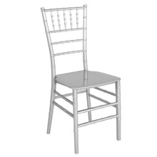 HERCULES Series Silver Resin Stacking Chiavari Chair [FLF-LE-SILVER-M-GG]