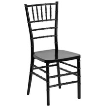 HERCULES PREMIUM Series Black Resin Stacking Chiavari Chair [FLF-LE-BLACK-GG]