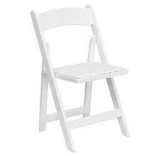 HERCULES Series White Wood Folding Chair with Vinyl Padded Seat [FLF-XF-2901-WH-WOOD-GG]