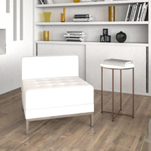 HERCULES Imagination Series Contemporary Melrose White LeatherSoft Middle Chair [FLF-ZB-IMAG-MIDDLE-WH-GG]