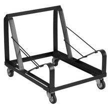 HERCULES Series Black Steel Sled Base Stack Chair Dolly [FLF-XU-MC168-DOLLY-GG]