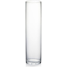 3" x 12" Clear Glass Cylinder Vase - 12 Pieces
