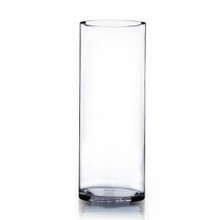 4" x 12" Cylinder Glass Vase - 12 Pieces