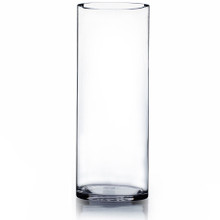 4" x 12" Clear Glass Cylinder Vase - 12 Pieces