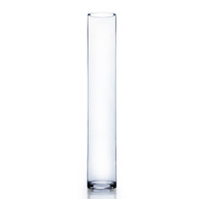 4" x 28" Cylinder Glass Vase - 6 Pieces