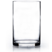 4" x 8" Clear Glass Cylinder Vase - 12 Pieces