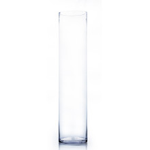 6" x 31" Cylinder Glass Vase - 4 Pieces