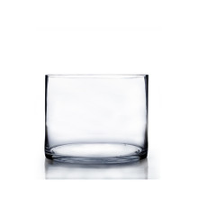 6" x 4" Clear Glass Cylinder Vase - 8 Pieces