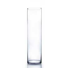 7" x 26" Cylinder Glass Vase - 4 Pieces