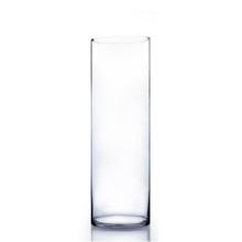 8" x 24" Cylinder Glass Vase - 2 Pieces