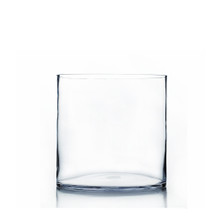 9" x 10" Cylinder Glass Vase - 2 Pieces