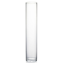 3" x 16" Cylinder Glass Vase - 12 Pieces