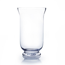 12" Hurricane Glass Vase - 6 Pieces