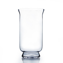 15" Hurricane Glass Vase - 2 Pieces