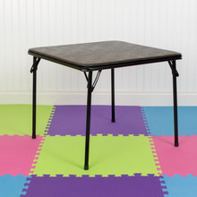 Kids Black Folding Table [FLF-JB-TABLE-BK-GG]