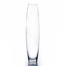 3" x 16" Urn Bullet Glass Vase - 6 Pieces