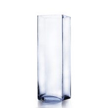 5" x 16" Block Glass Vase - 6 Pieces