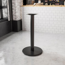 24'' Round Restaurant Table Base with 4'' Dia. Bar Height Column [FLF-XU-TR24-BAR-GG]