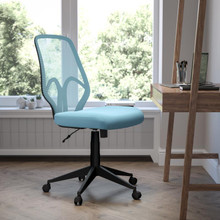 Salerno Series High Back Light Blue Mesh Office Chair [FLF-GO-WY-193A-LTBL-GG]
