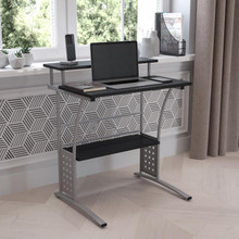 Clifton Black Computer Desk [FLF-NAN-CLIFTON-BK-GG]