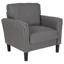 Bari Upholstered Chair in Dark Gray Fabric [FLF-SL-SF920-1-DGY-F-GG]