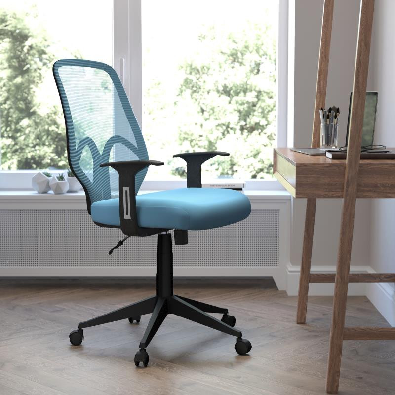 Blue ergonomic office online chair