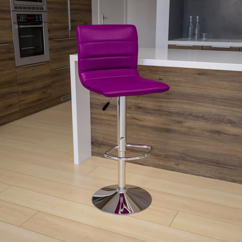 Purple discount stool chair