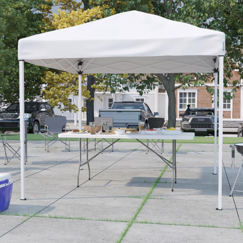 Tailgate shop tent canopy