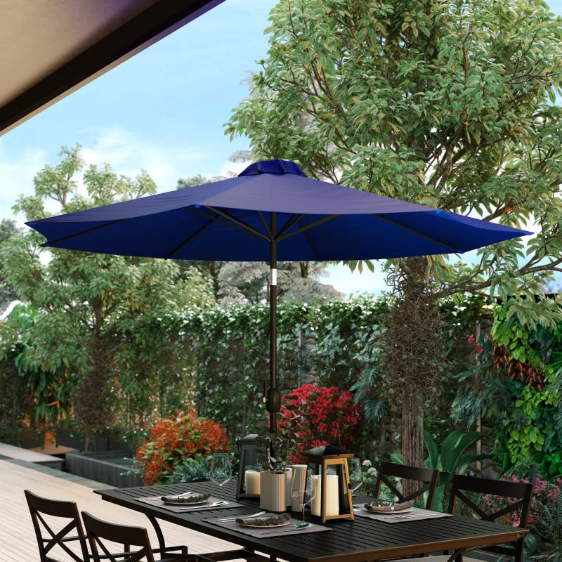 45 extension pole for hampton bay patio umbrella 45" Aluminum Extension Pole for Bar-height Tables - Black