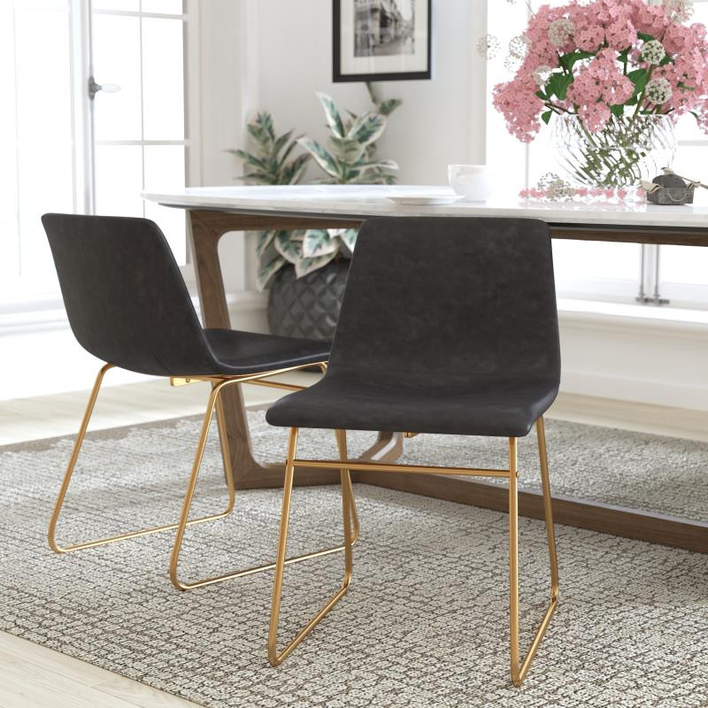 Bucket dining chairs online and table