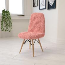 Shaggy Dog Hermosa Pink Accent Chair [FLF-DL-12-GG]