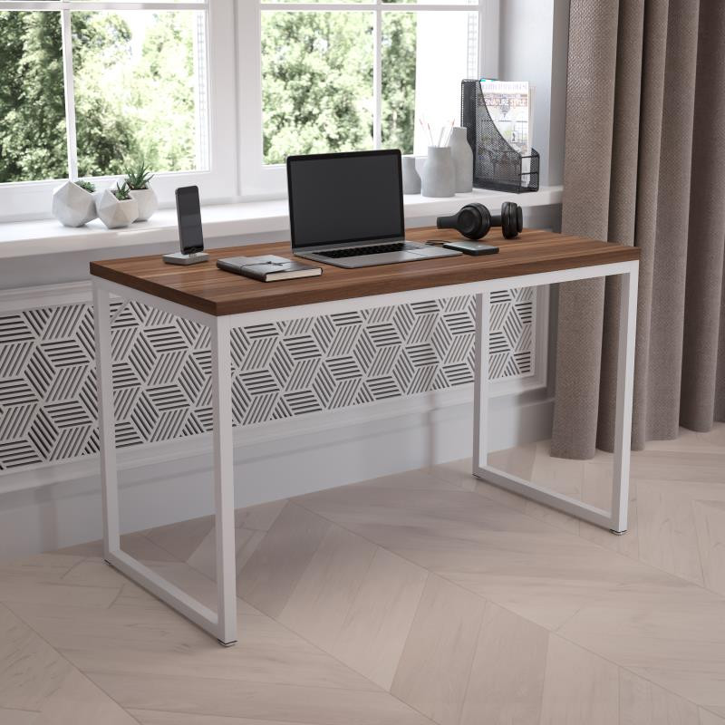 White deals industrial desk