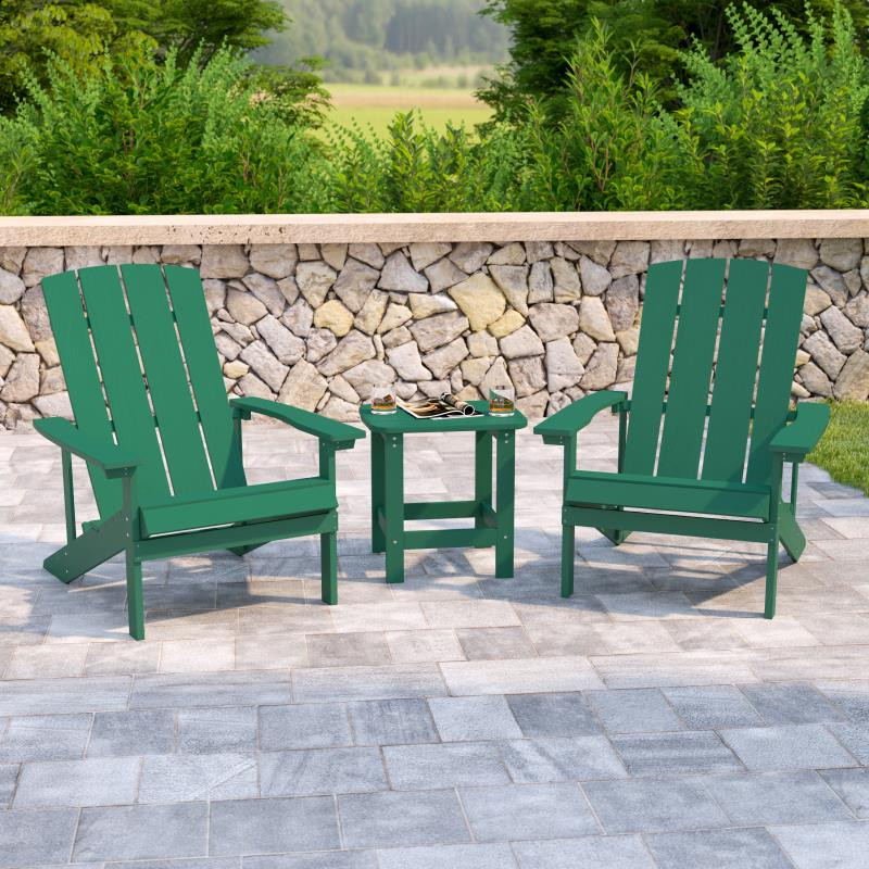 Green resin best sale adirondack chairs