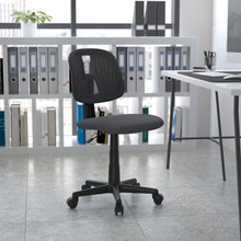 Flash Fundamentals Mid-Back Gray Mesh Swivel Task Office Chair with Pivot Back, BIFMA Certified [FLF-LF-134-GY-GG]