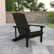 Charlestown All-Weather Poly Resin Wood Adirondack Chair in Gray