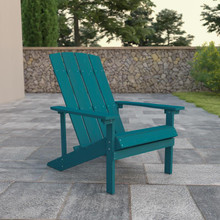 Charlestown All-Weather Poly Resin Wood Adirondack Chair in Sea Foam [FLF-JJ-C14501-SFM-GG]