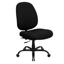 HERCULES Series Big & Tall 400 lb. Rated Black Fabric Executive Swivel Ergonomic Office Chair with Adjustable Back [FLF-WL-715MG-BK-GG]