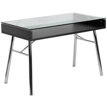 Brettford Desk with Tempered Glass Top [FLF-NAN-JN-2966-GG]