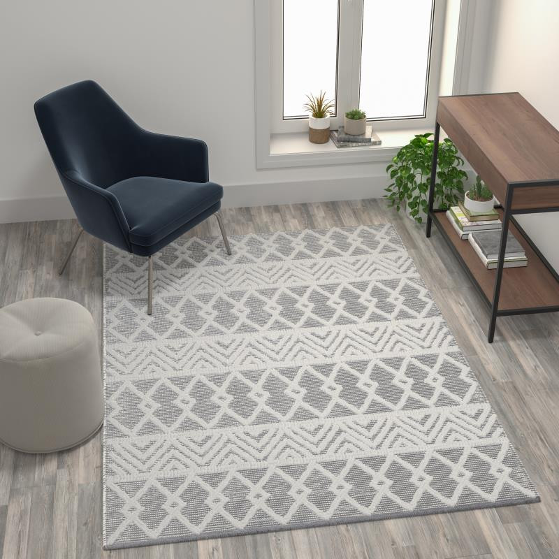 Grey hotsell Diamond Designer Area Rug