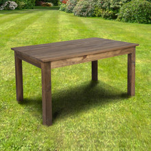 60" x 38" Rectangular Antique Rustic Solid Pine Farm Dining Table [FLF-XA-F-60X38-GG]
