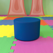 Soft Seating Flexible Circle for Classrooms and Daycares - 12" Seat Height (Blue) [FLF-ZB-FT-045R-12-BLUE-GG]