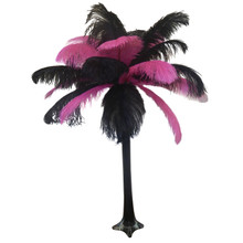 "Hot Pink" Ostrich Feather Centerpiece