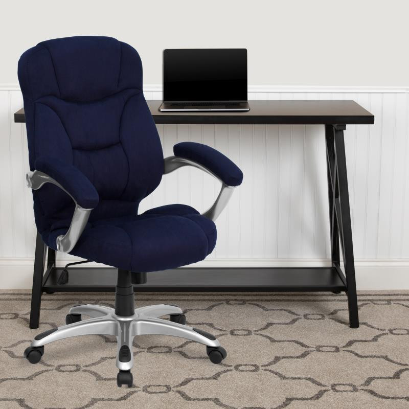 Blue ergonomic office discount chair