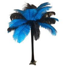 "Turquoise" Ostrich Feather Centerpiece