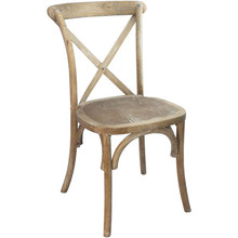 Advantage Natural With White Grain X-Back Chair [FLF-X-BACK-NWG]