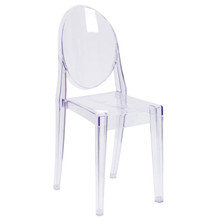 Casper Ghost Side Chair in Transparent Crystal