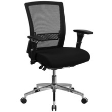 HERCULES Series 24/7 Intensive Use 300 lb. Rated Black Mesh Multifunction Ergonomic Office Chair with Seat Slider [FLF-GO-WY-85-8-GG]