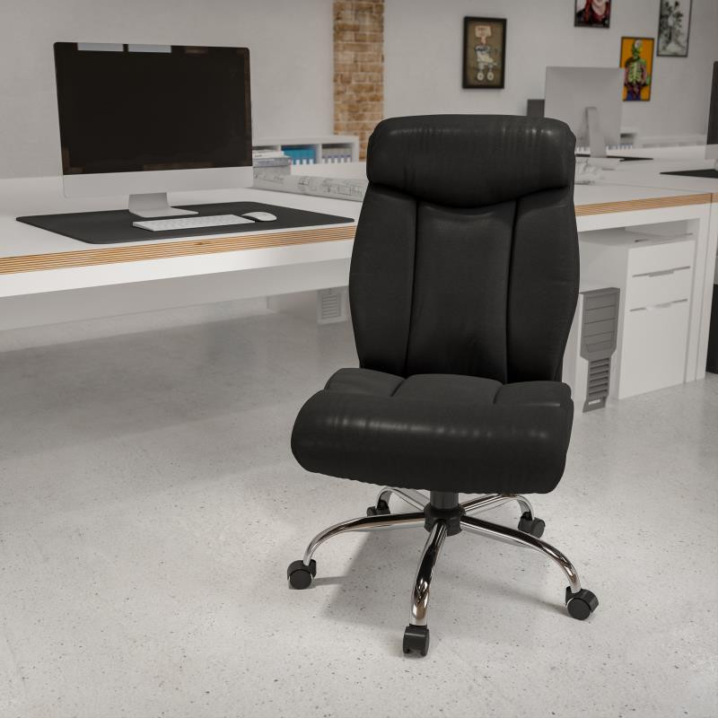 Big and tall discount armless office chair